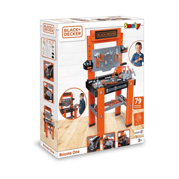 Smoby Smoby Black & Decker Πάγκος Εργαλείων 7/360732 Σετ Μαστορέματα