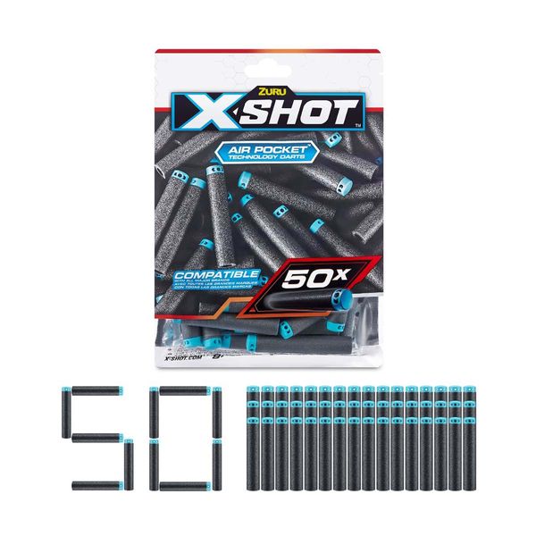 X-shot X-shot Excel 50PK Refill Darts Αξεσουάρ Δράσης