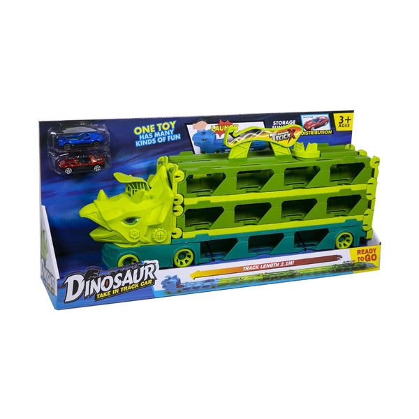 Νταλίκα Πίστα Δεινόσαυρος με 2 Οχήματα ESD-326 Παιχνίδι