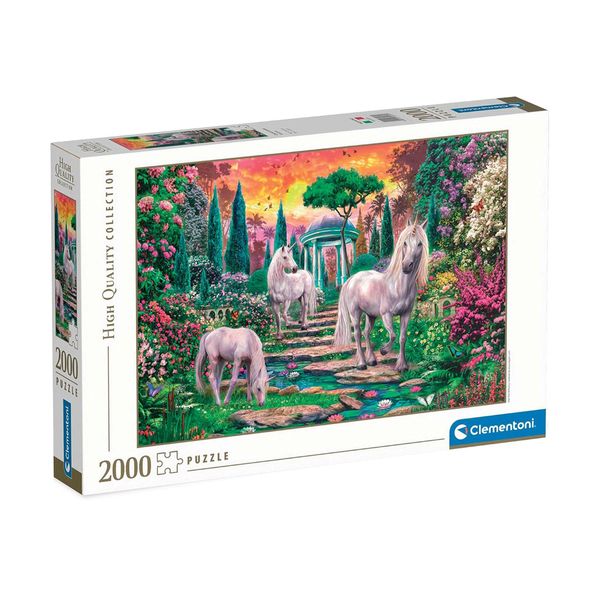 Clementoni Κήπος με Μονόκερους H. Q. 2000Τμχ 1220-32575 Παζλ