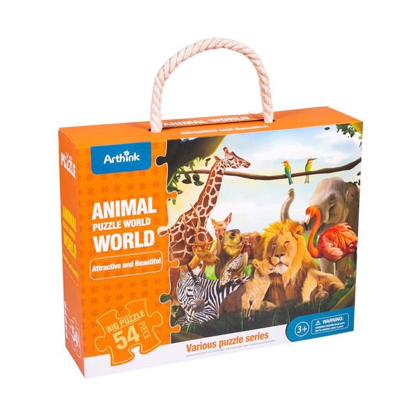 Ο Κόσμος των Άγριων Ζώων 54Τμχ ΑΚ2107-4 Παζλ