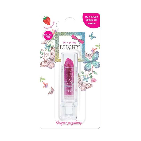 Lukky Κραγιόν με Γκλίτερ και Γεύση LUK03000 Styling
