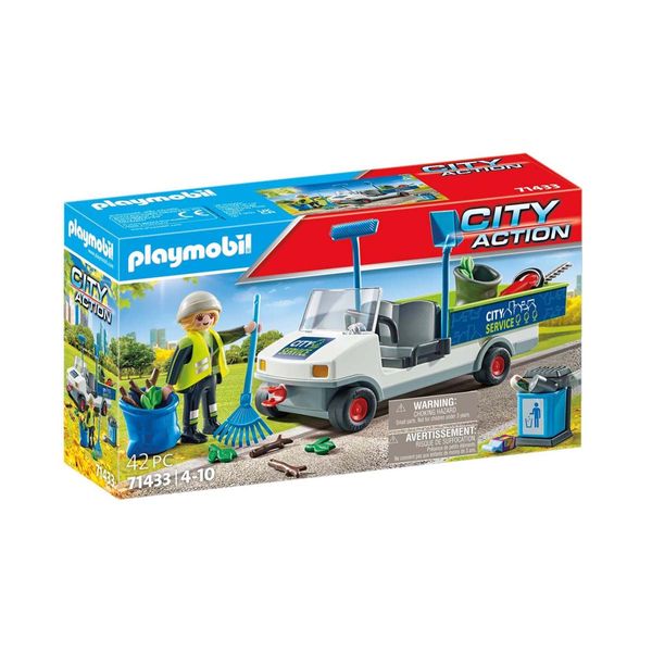 PLAYMOBIL® City Action Ηλεκτρικό Όχημα Οδοκαθαριστή 71433 Παιχνίδι