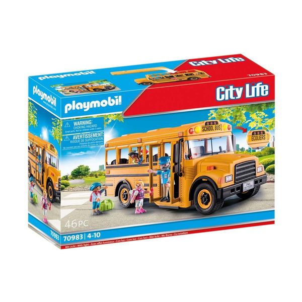 PLAYMOBIL® City Life Σχολικό Λεωφορείο με Μαθητές 70983 Παιχνίδι