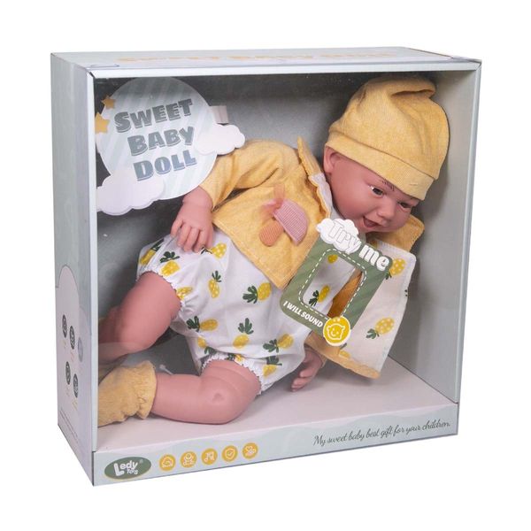 Μωροκοτσίδες με Λειτουργίες 40cm LD8808B Παιχνίδι Κούκλα