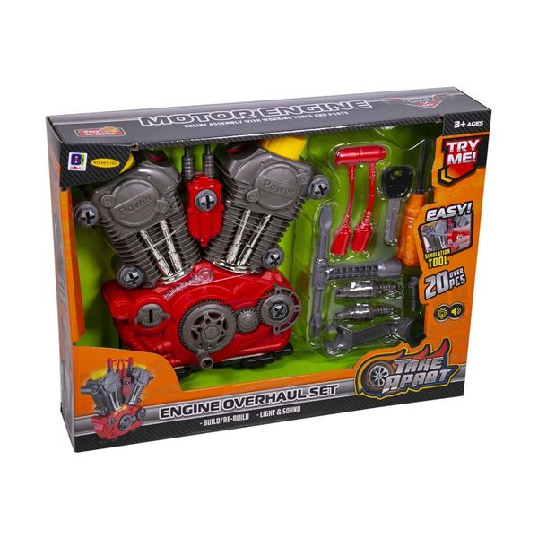 Μοτέρ Μηχανής με Εργαλεία και Λειτουργίες 661-183 Αξεσουάρ Μίμησης