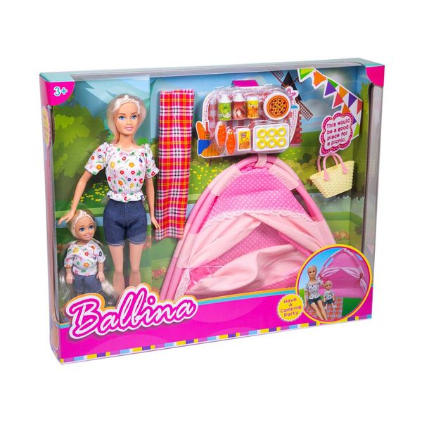 Ballina Picnic με Αξεσουάρ και Σκηνή Β220 Παιχνίδι Κούκλα