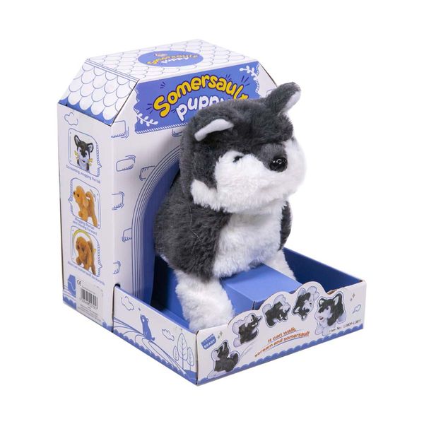 Σκυλάκι Husky 18cm L0809 Λούτρινο