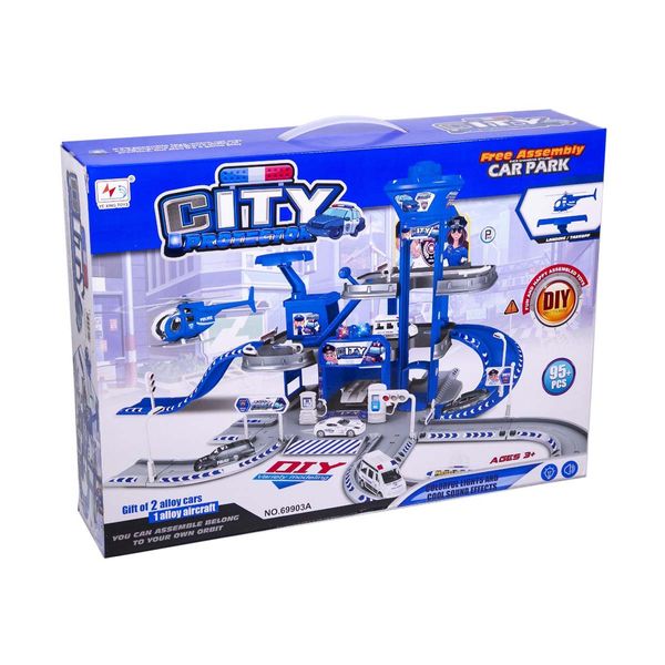 Σετ Γκαράζ Αστυνομίας με Λειτουργίες και Οχήματα 69903Α Παιχνίδι