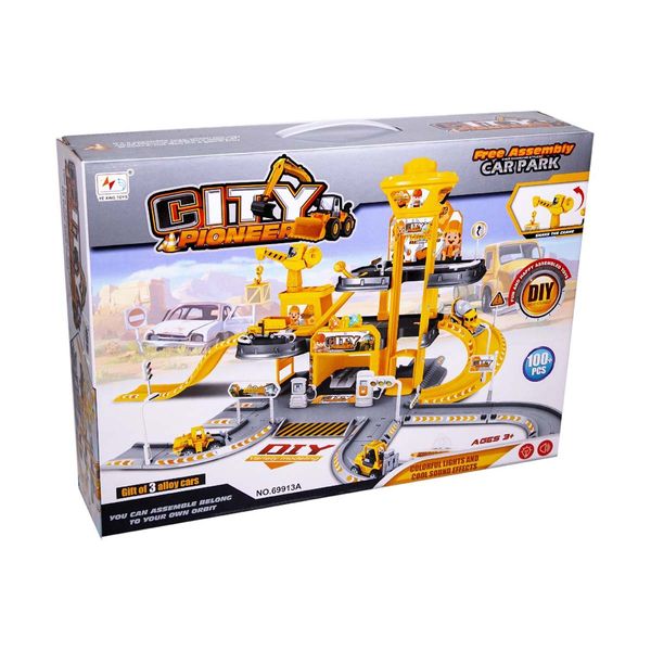 Σετ Γκαράζ Εργοταξίου με Λειτουργίες και Οχήματα 69913Α Παιχνίδι