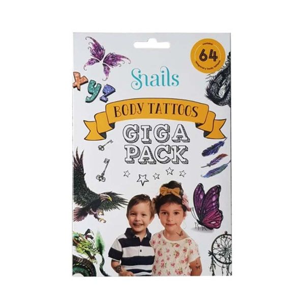 Snails Τατουάζ Σώματος Giga Pack 64Τμχ ΤΑ397-324 Styling