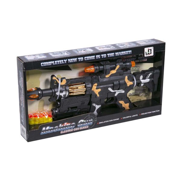 Όπλο Πολυβόλο - Εκτοξευτής με Βελάκια και Λειτουργίες JQ6885C Παιχνίδι Δράσης