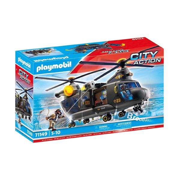 PLAYMOBIL® City Action Ελικόπτερο Ειδικών Δυνάμεων με 2 Έλικες 71149 Παιχνίδι