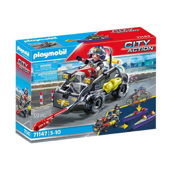 PLAYMOBIL® City Action Αμφίβιο Όχημα Ειδικών Δυνάμεων 71147 Παιχνίδι