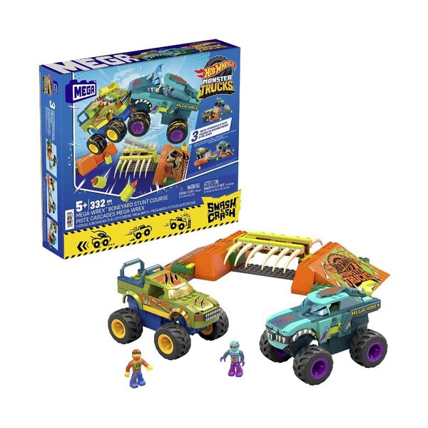 Mega Bloks Mega Bloks Hot Wheels Smash n Crash Wrex Boneyard HKF89 Τουβλάκια