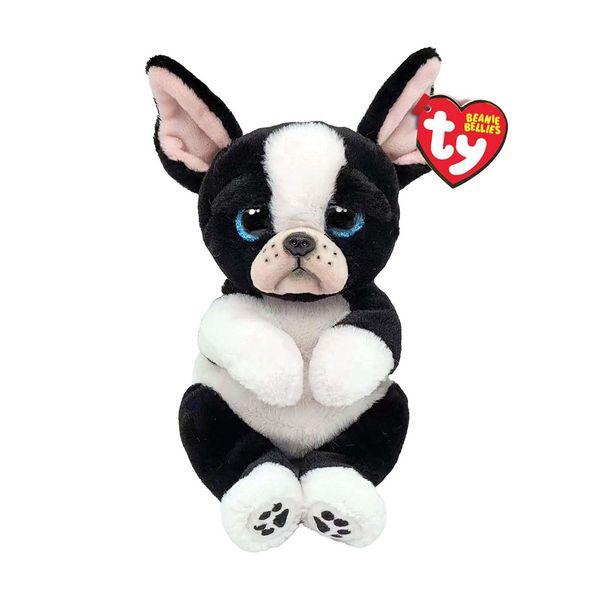 TY Χνουδωτό Beanie Bellies Σκύλος Άσπρομαυρος 15cm 1607-41054 Παιχνίδι