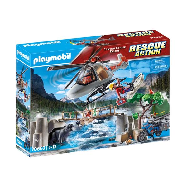PLAYMOBIL® Επιχείρηση Διάσωσης Μοτοσυκλετιστή στο Βουνό 70663 Παιχνίδι