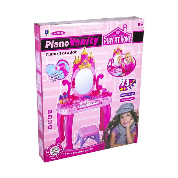 Τουαλέτα Ομορφιάς με Μαγικό Καθρέφτη και Πιάνο 661-36 Αξεσουάρ Μίμησης