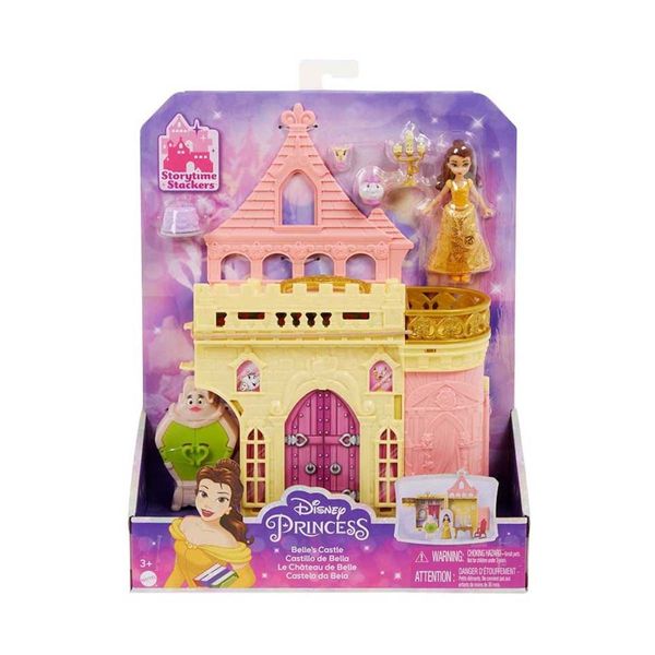 Disney Princess Μίνι Κούκλες- Το Παλάτι Της Πεντάμορφης HLW94 Παιχνίδι Κούκλα
