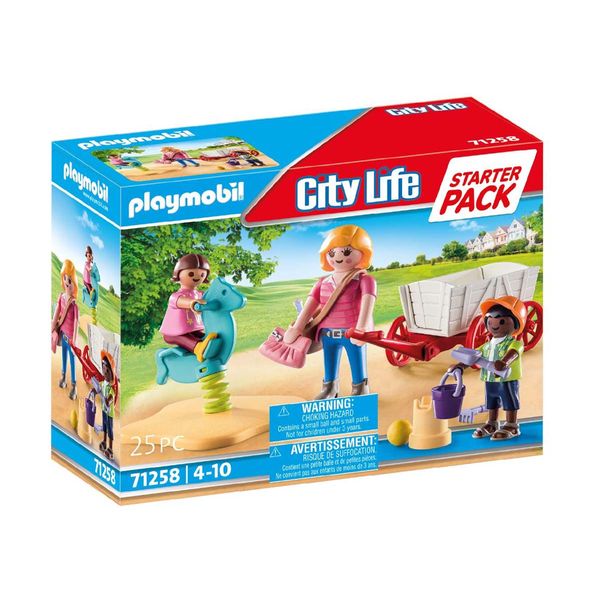 PLAYMOBIL® Starter Pack Νηπιαγωγός με Παιδάκια & Καροτσάκι 71258 Παιχνίδι