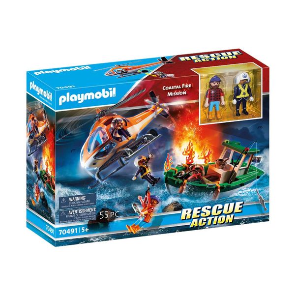 PLAYMOBIL® Επιχείρηση Πυροσβεστικής - Διάσωση στη Θάλασσα 70491 Παιχνίδι