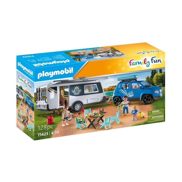 PLAYMOBIL® Family Fun Οικογενειακές Διακοπές με Tροχόσπιτο 71423 Παιχνίδι