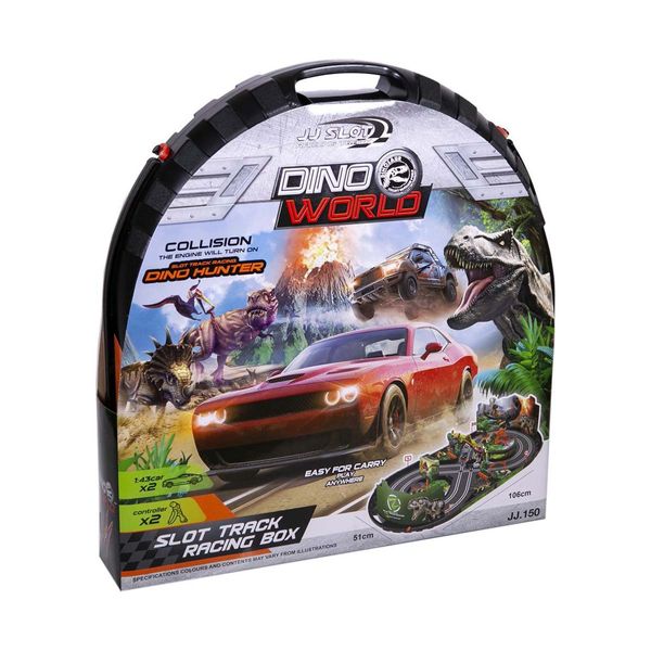 Αυτοκινητόδρομος Ρεύματος 143, Μήκους 282cm Dino Hunter JJ.150-2 Παιχνίδι