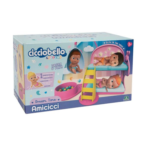 Cicciobello Amicicci Φιλαράκια Σετ Παιχνιδιού Όνειρα Γλυκά CC034000 Παιχνίδι Κούκλα