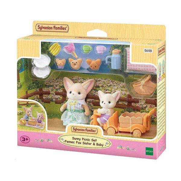 Sylvanian Families: Sunny Picnic Set Fennec Fox 5698 Φιγούρες