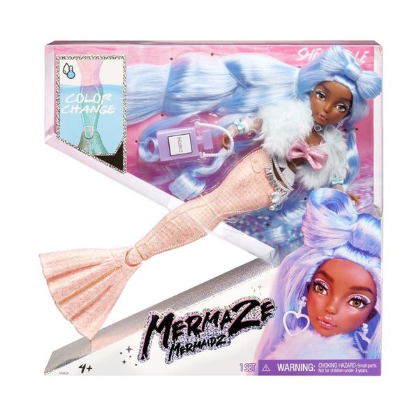 Mermaze Mermaidz Color Change Κούκλα - Γοργόνα - Shellnelle 580829EUC Παιχνίδι Κούκλα