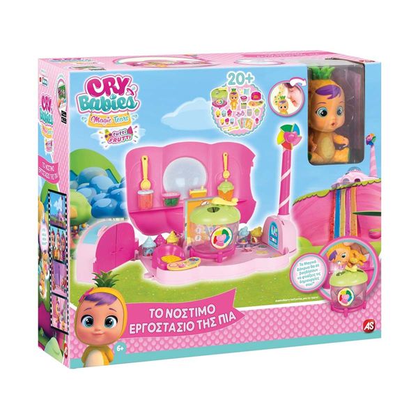 AS Μίνι Κλαψουλίνια Μαγικά Δάκρυα Το Νόστιμο Εργοστάσιο Της Πια 1013-80171 Παιχνίδι Κούκλα