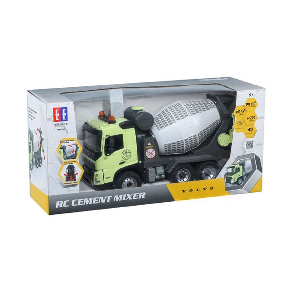 DoubleEagle R/C Μπετονιέρα Volvo FMX Με Περιστρεφόμενο Κάδο Και Λειτουργίες 1:20 E508-003 Παιχνίδι