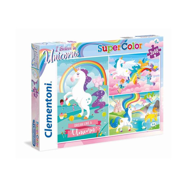 Clementoni Clementoni S.C. I Believe in Unicorns 3x48 1200-25231 Παζλ