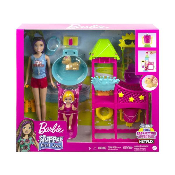 Barbie Skipper First Jobs-Θαλάσσιο Πάρκο Παιχνίδι Κούκλα