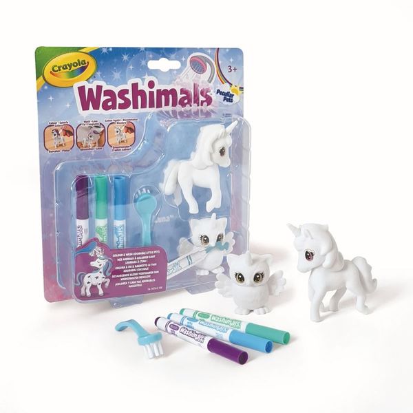 Crayola Crayola Washimals Σετ Μονόκερος & Κουκουβάγια 74-7473 Σετ Ζωγραφικής