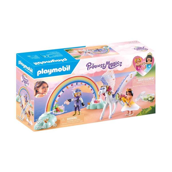 PLAYMOBIL® Princess Magic Πήγασος & Πριγκίπισσες του Ουράνιου Τόξου 71361 Παιχνίδι