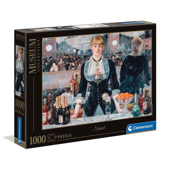 Clementoni Museum Mane: Μπαρ στο Φολί Μπερζέρ 1000 Τμχ 1260-39661 Παζλ