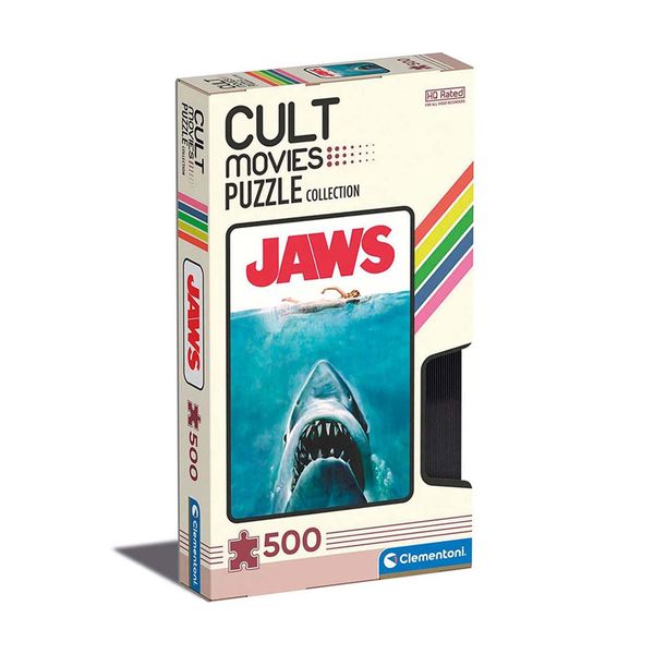 Clementoni Cult Movies Jaws - Τα Σαγόνια του Καρχαρία 500 Τμχ 1220-35111 Παζλ