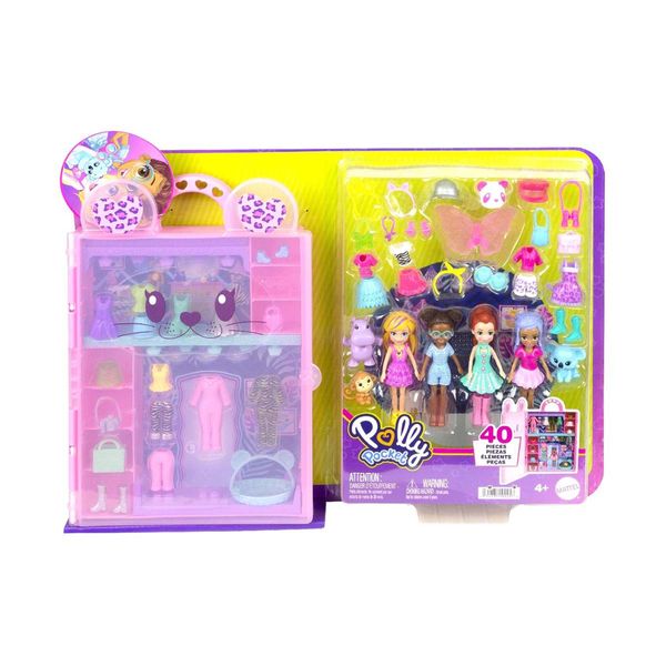 Mattel Mattel Polly Pocket Pet Fashion Deluxe Collection HKW11 Φιγούρες