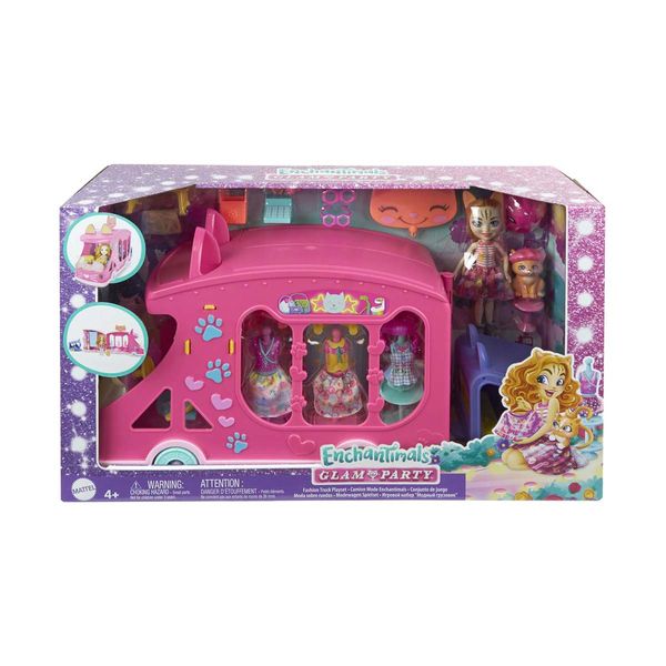 Mattel Mattel Enchantimals Glam Party - Φορτηγάκι Στούντιο Μόδας HPB34 Παιχνίδι