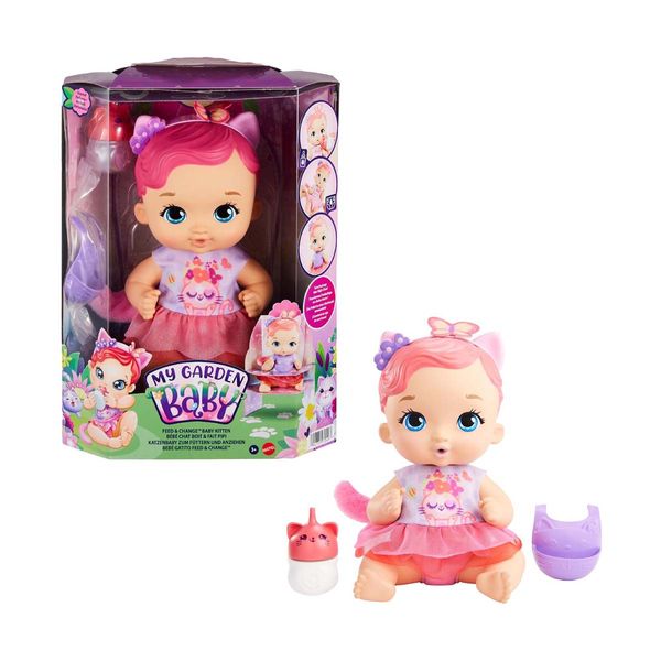 My Garden Baby Γλυκό Μωράκι Γατάκι (Ροζ Μαλλιά) HHL21 Παιχνίδι Κούκλα