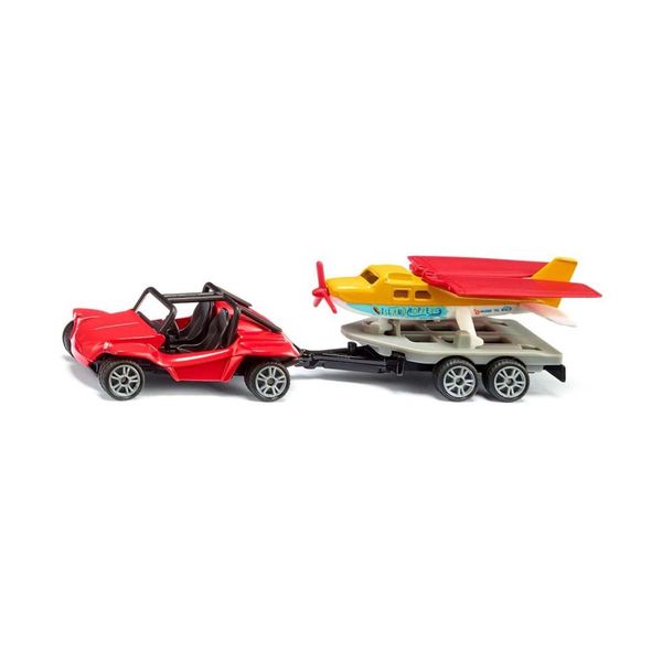 Siku Αυτοκινητάκι Buggy Τρέιλερ &Αεροπλάνο Παιχνίδι