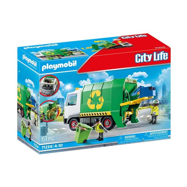 PLAYMOBIL® City Life Όχημα Συλλογής Ανακυκλούμενων Απορριμάτων 71234 Παιχνίδι