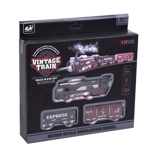 Vintage Train με Φως 13 Τμχ 4299-87 Σιδηρόδρομος