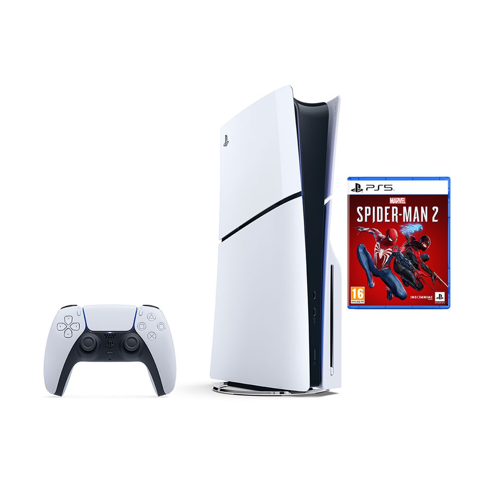 Sony PS5 Slim Edition & Marvel's Spider-Man 2 Standard Edition ...