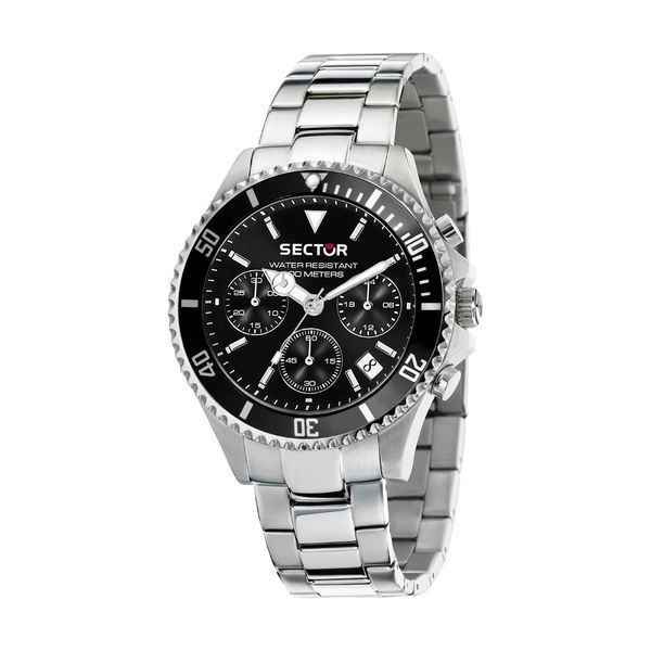 Sector Sector 230 Chronograph Silver Stainless Steel Bracelet Ρολόι Χειρός