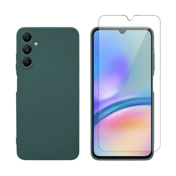 Redshield Redshield Silicone Case & Tempered Glass Set Green για Samsung Galaxy A05s Θήκη Κινητού & Προστατευτικό Οθόνης