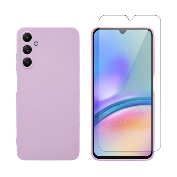 Redshield Redshield Silicone Case & Glass Set Purple για Samsung Galaxy A05s Θήκη Κινητού & Προστατευτικό Οθόνης