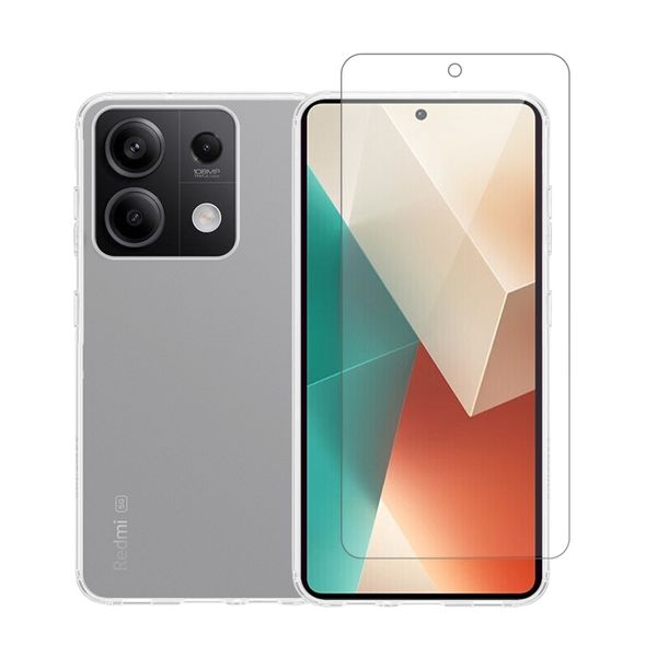 Redshield Redshield Xiaomi Redmi Note 13 Pro 5G TPU & Glass Transparent Σετ - Θήκη Κινητου & Προστατευτικό Οθόνης