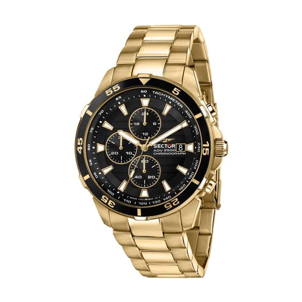 Sector Sector ADV2500 Chronograph Gold Metallic Bracelet Ρολόι Χειρός